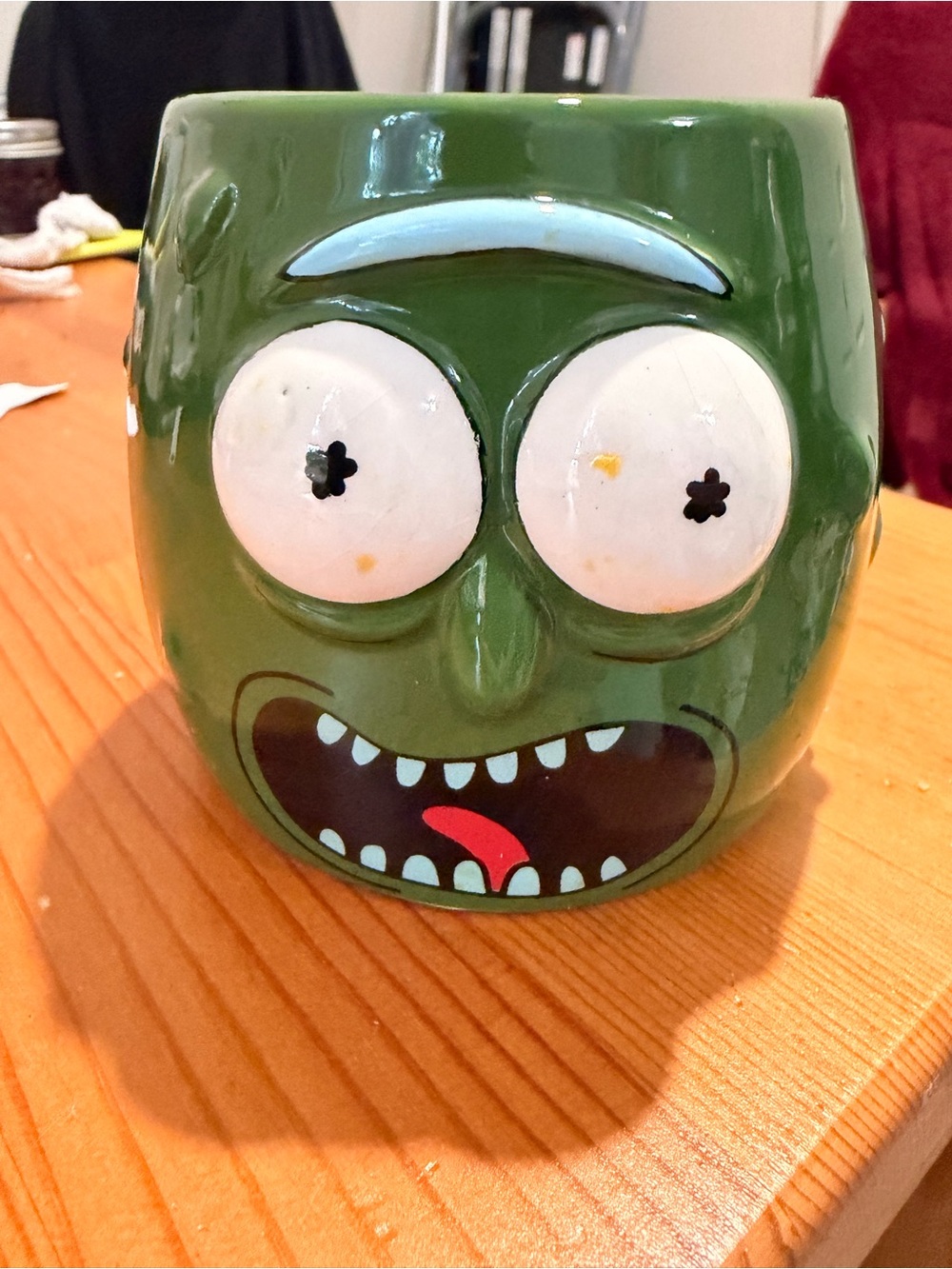 Rick and Morty Face Ceramic Coffee Mug - Fun Character Design